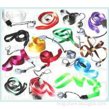 100% Original  Colorful electronic cigarette ego lanyards wholesale